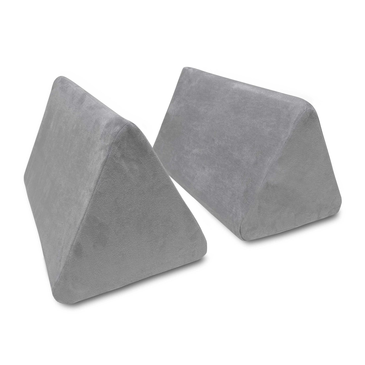 Mod Blox 2 Triangle Wedge Pieces Add-On for Soft Furniture Playset Modular Microsuede Foam Play Couch for Creative Kids