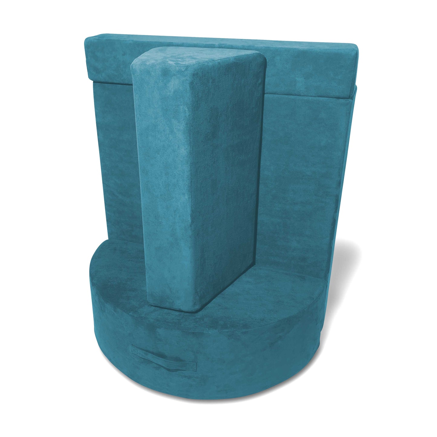 Mod Blox 5 Piece Soft Furniture Playset Modular Microsuede Foam Play Couch for Creative Kids